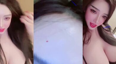 【抖音巨乳】顾灵曦 最新1对1直播网友口爆道具插逼最新 (1)